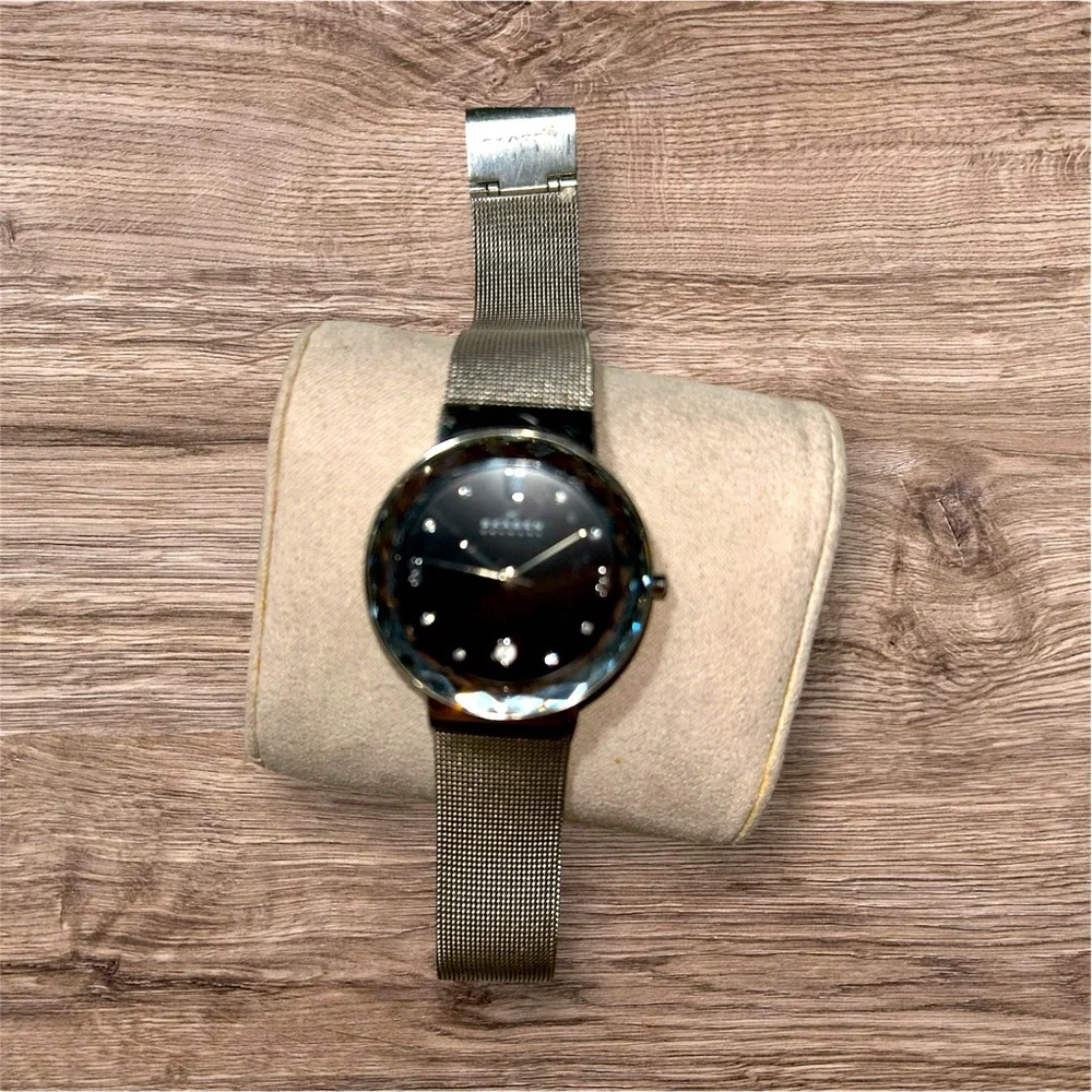 Skagen Ladies Crystal Date Watch